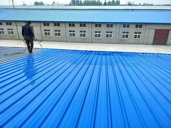 市北 彩钢瓦喷漆翻新工业厂房、仓库